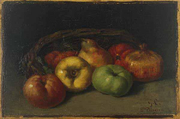 Gustave Courbet with Apples
